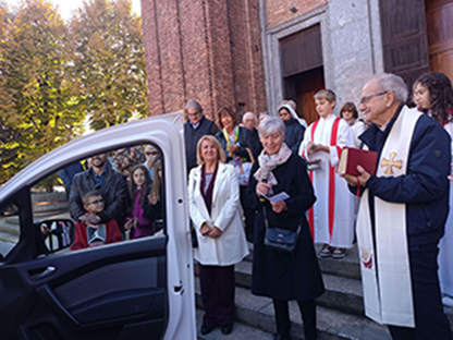 Inaugurazione mezzo per Volontari